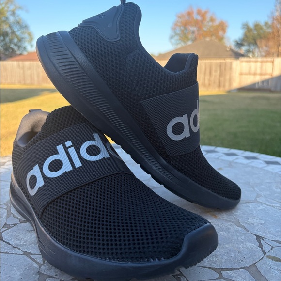 adidas Men's Black Slip-On Sneakers - Picture 4 of 6
